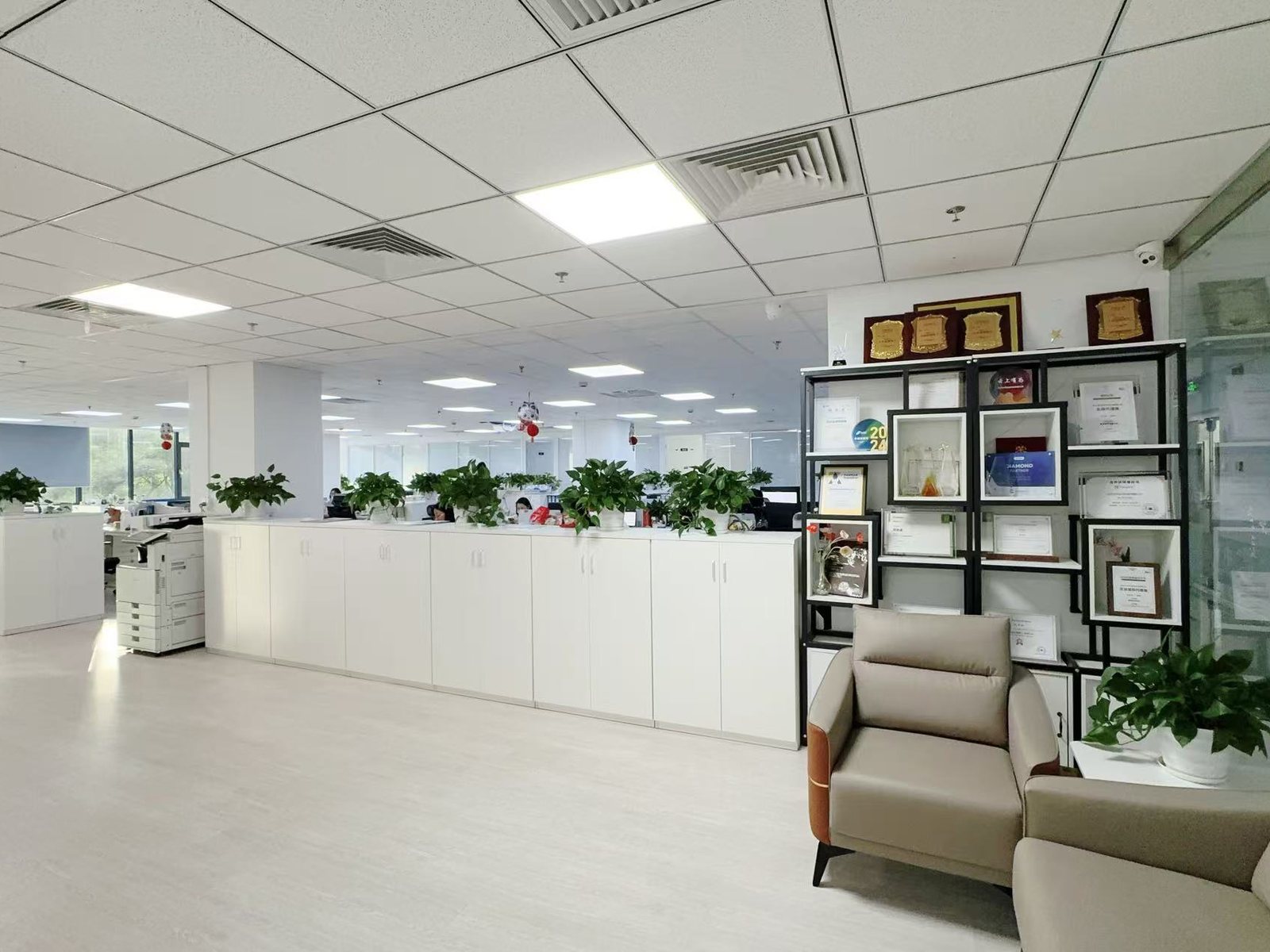 Starsurge Group office and awards display